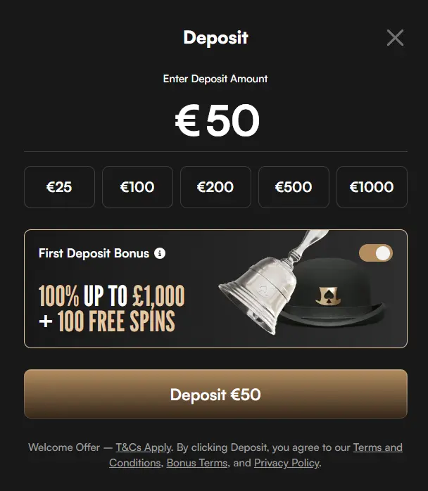 Harry Casino Deposit