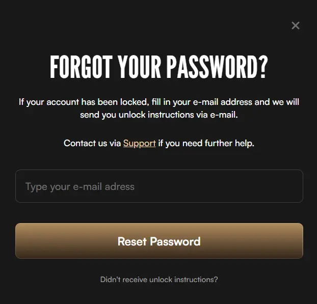 Password Recovery Process
