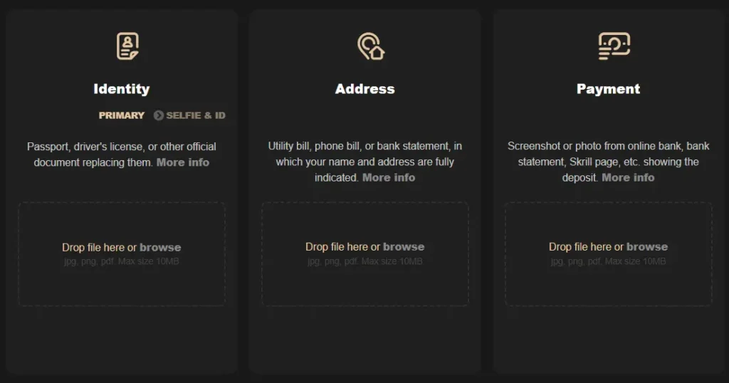 Verification after the Harry Casino Login